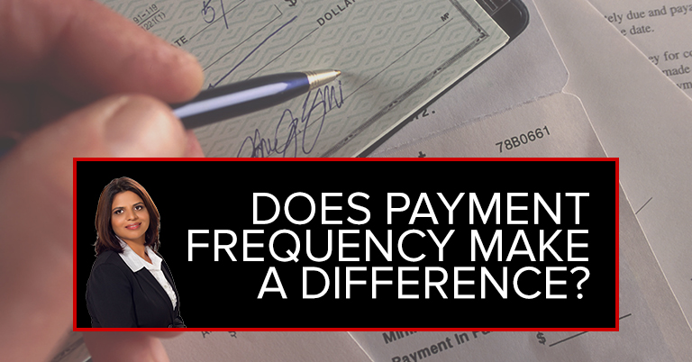 Does Payment Frequency Make A Difference?