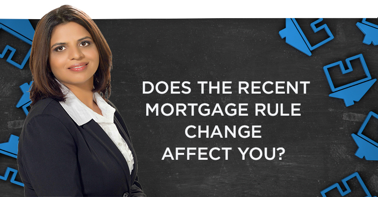 Does the recent mortgage rule change affect you?