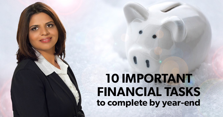 10 important financial tasks to complete by year-end