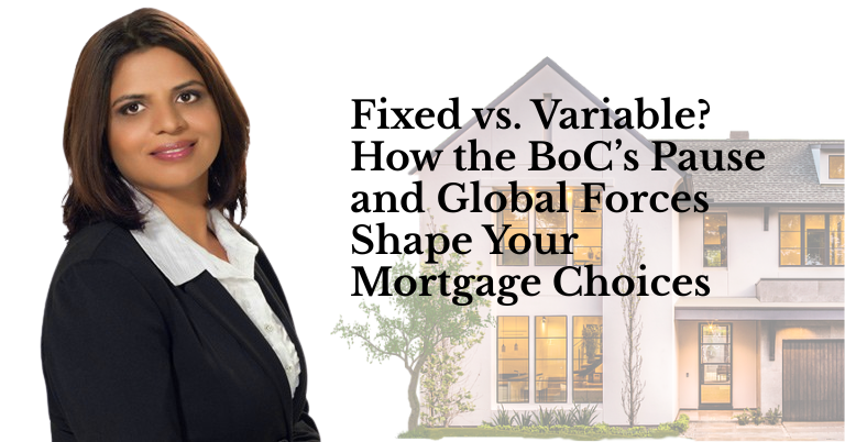 Fixed vs Variable Mortgages